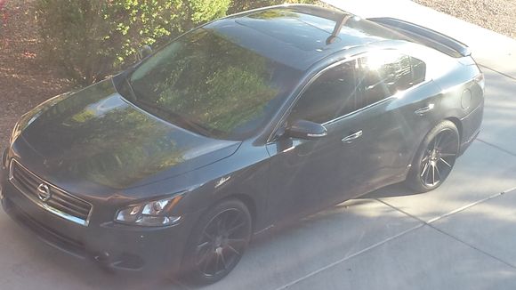 The Decepticon Beast.  Looks pretty much stock but sounds and moves like a beast. Borla exhaust and stillen under the hood....I love this car!!!