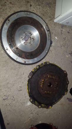 fidanza lightweight flywheel & ACT stage 2 clutch and pressure plate