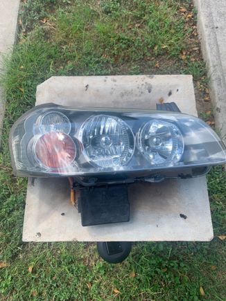 Outside light after clear coating…