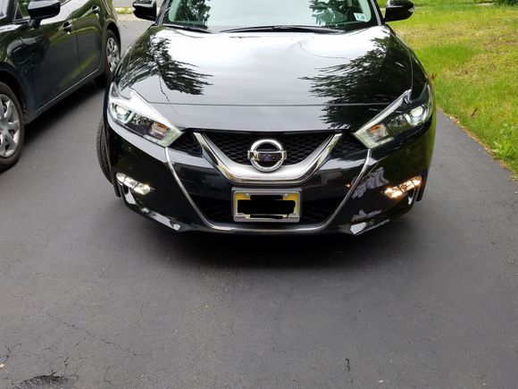 2strokes in low beams and VLEDs on passenger side fogs