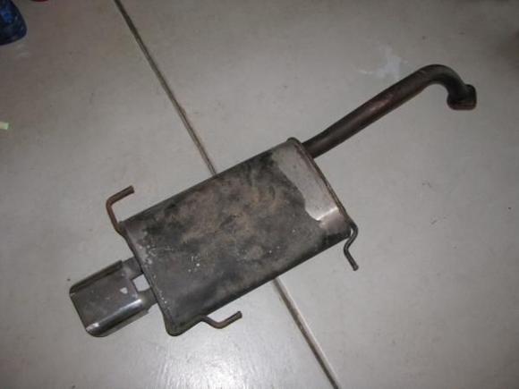 Top of Muffler