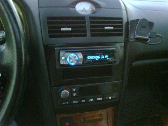 Single DIN Dash kit made from the factory BOSE   pocket from an aftermarket kit
