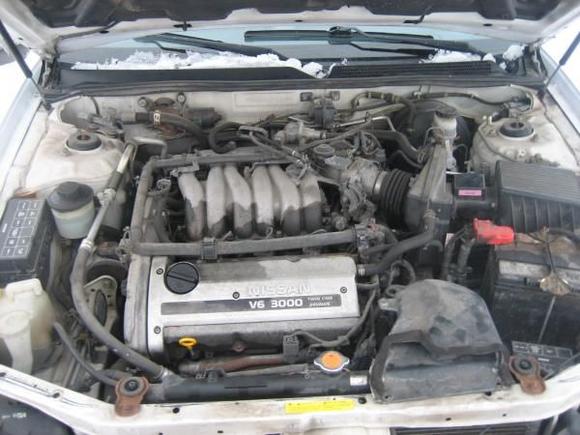 my somewhat dirty motor...will clean it up in the spring or summer.