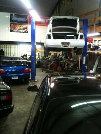 Finishing it up at Performance &amp; Styling in manchester,ct (recently started working here)
