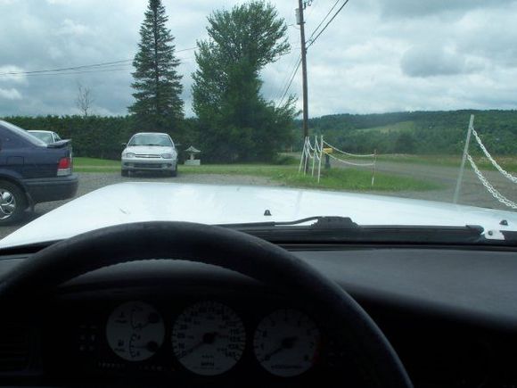 Drove it back to the garage like this.