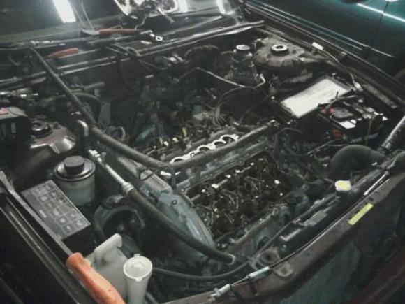 finishing up the engine rebuild