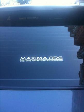 Rear windshield