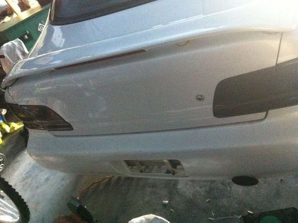 changed tail lights smoked out