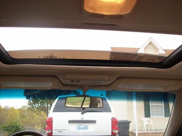 the sun roof still works!