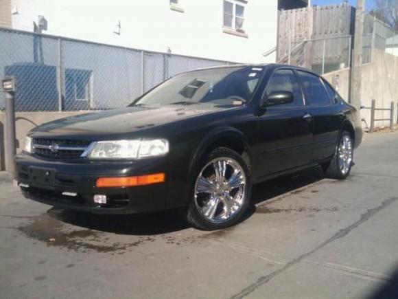 97 maxima 18&quot; for now......20&quot;s next...then maybe some 22&quot;s!!!!!