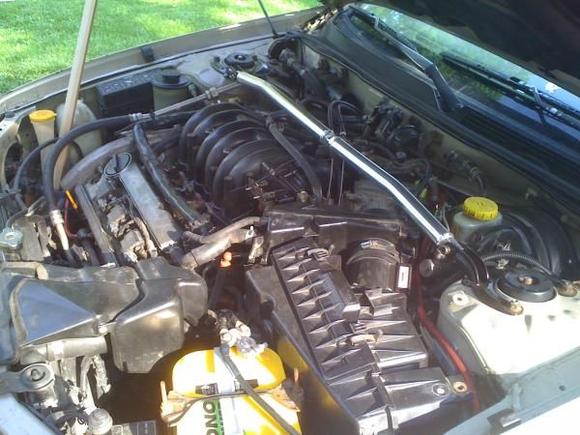 00VI swap 5th Gen Upper, 4th Gen Lower, 4th Gen IACV, 4th Gen Throttle Body, Adapter Plate, Yellow Top, Bomz Strut Bar, Lowe's Oil Catch Can, 5th Gen Airbox, Extra Grounding.

PM me for Help