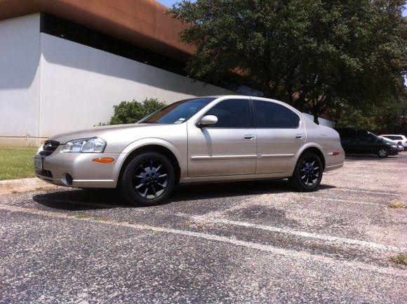 After tint added. Playing around with photo editor to darken wheels to see what powdercoating them black might look.