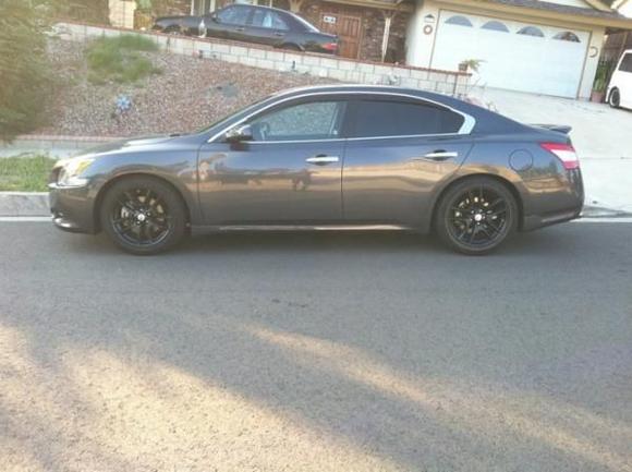 painted wheels w/ eibach springs