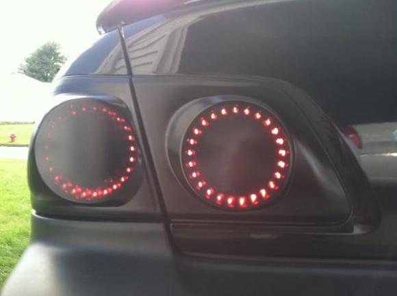 smoked out led tail lights