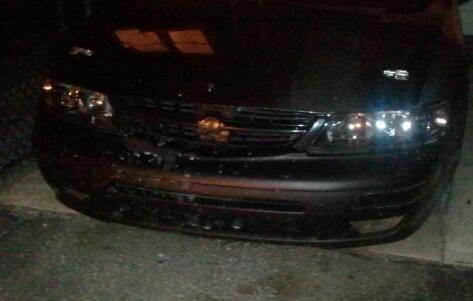 One piece r34 headlights 2 months old and new bumper