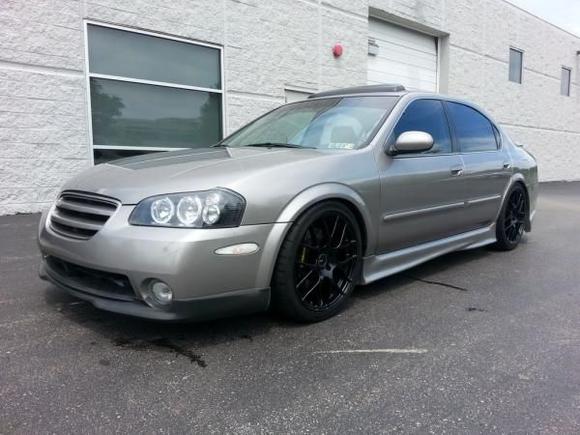present day after install of tein ss coilovers and new wheels