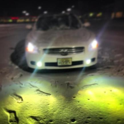 3000k foglights in snow