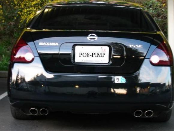 Tinted tails with reverse lights untouched.