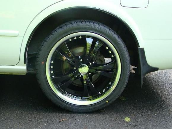 New wheels. Just got to get my struts and springs.