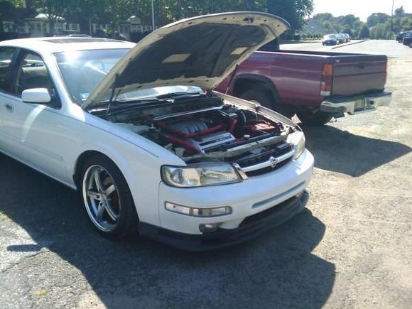 Some engine accent/pre-painted lip