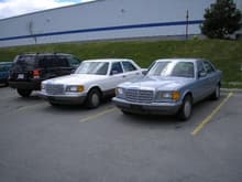 His and Hers.... We lived in a basement apt at the time, and the landlord thought I was selling drugs. She didn't know what they cost... All she saw was two big Benz's....LOL