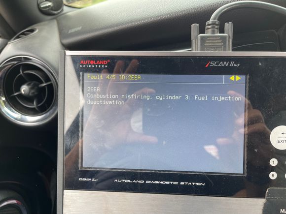 After switching the ignition coils and spark plugs