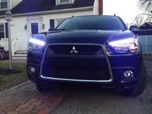 newly installed led's as driving lights