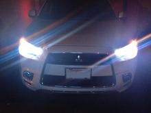 Switchback LED on front signal lights.  Drive mode light on.