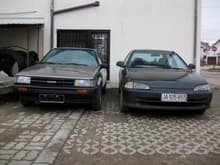 My Old Japaneeeeezzz! Corolla 1987, and Civic 1993.Still driveable!