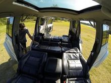 All three rows fold down into a big camping bed