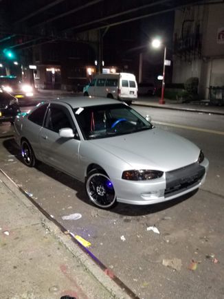 98 Mitsubishi Mirage DE coupe 1.5L with manual transmission! For more pictures contact me at 