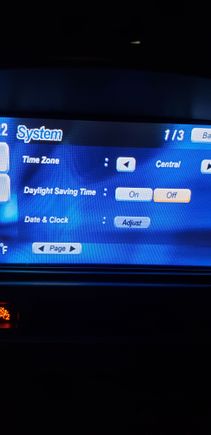 Can't fix the time after driving the car.