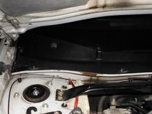Plastic Cowl installed after changing cabin Filter