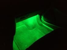 Passenger side with LED's on
