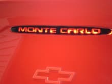 Monte Carlo 3rd brake light vinyl