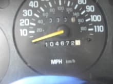 104,672 miles as of 5/14/2011