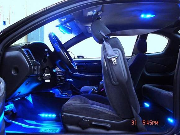 All my Dome/Courtesy Lighting and Interior Neon (set on blue solid color mode) Lit up.