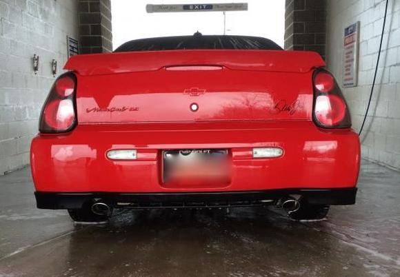 The back end of the car, very clean, taken 2/19/14