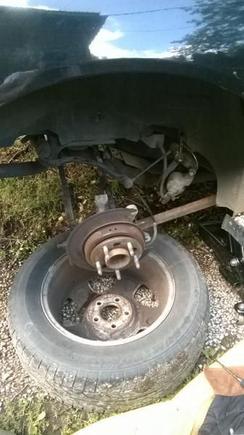 2000 Monte Carlo SS Old Rear Strut removed
