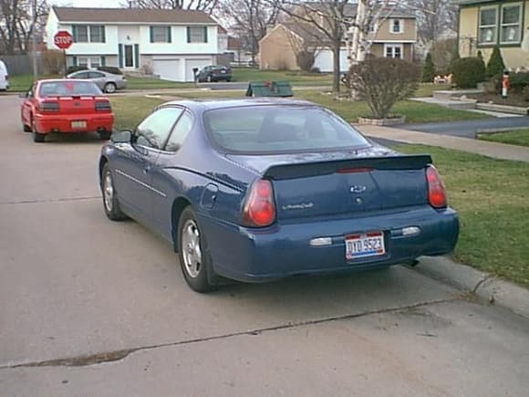 1st day owning it. Bought it used in 2006 with 34,000 miles. In the backgroung you can see my 1995 Pontiac Grand Prix SE w/ BYP body cladding package, may it RIP.