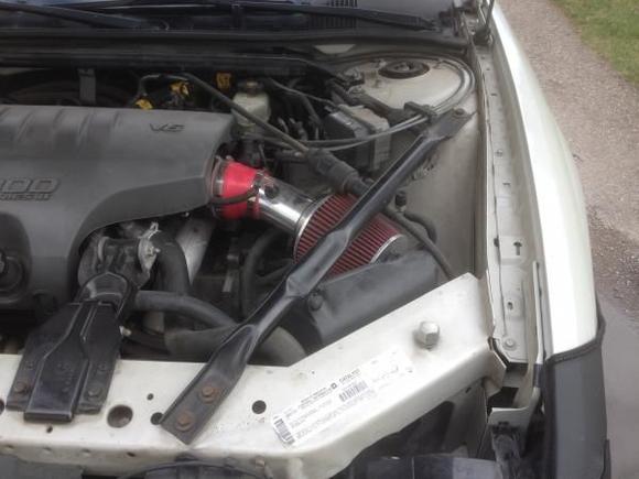 short ram intake  was a part of the top swap prep that didn't happen