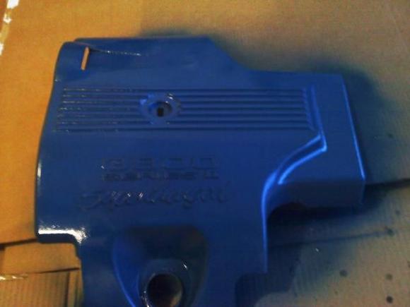 Engine cover 2nd layer of paint