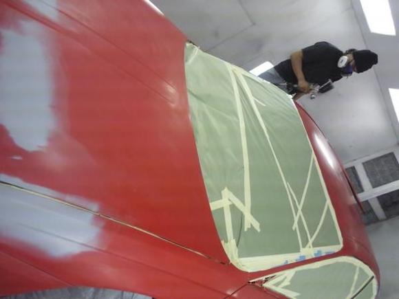 spraying