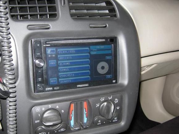 Pioneer head unit installed