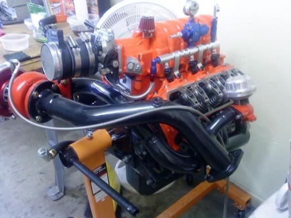 Engine mock up.