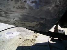 All rusted spots replaced with metal