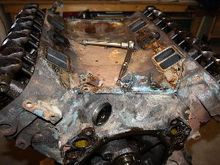 Intake gone, now whats under this valley pan I wonder.