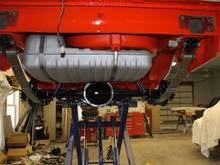 Rearend, fuel tank and springs all installed