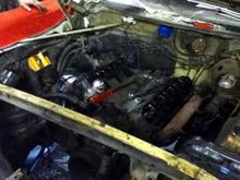 Re-built the top end of the motor shortly after purchase. Getting ready to pull the 906's for a  3 angle valve job and new Mopar performance valve train parts, camshaft, Cloyes double roller timing chain, HP aluminum wtr pump, new fan clutch and fan, new carter HP mechanical fuel pump, and some other go fast goodies.