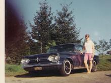 My hot mom and her Corvair.

Thank you for the correction! :)